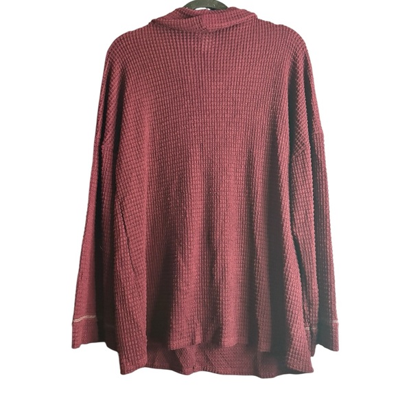 BiBi Maroon Cowl Neck Sweater - Picture 2 of 6